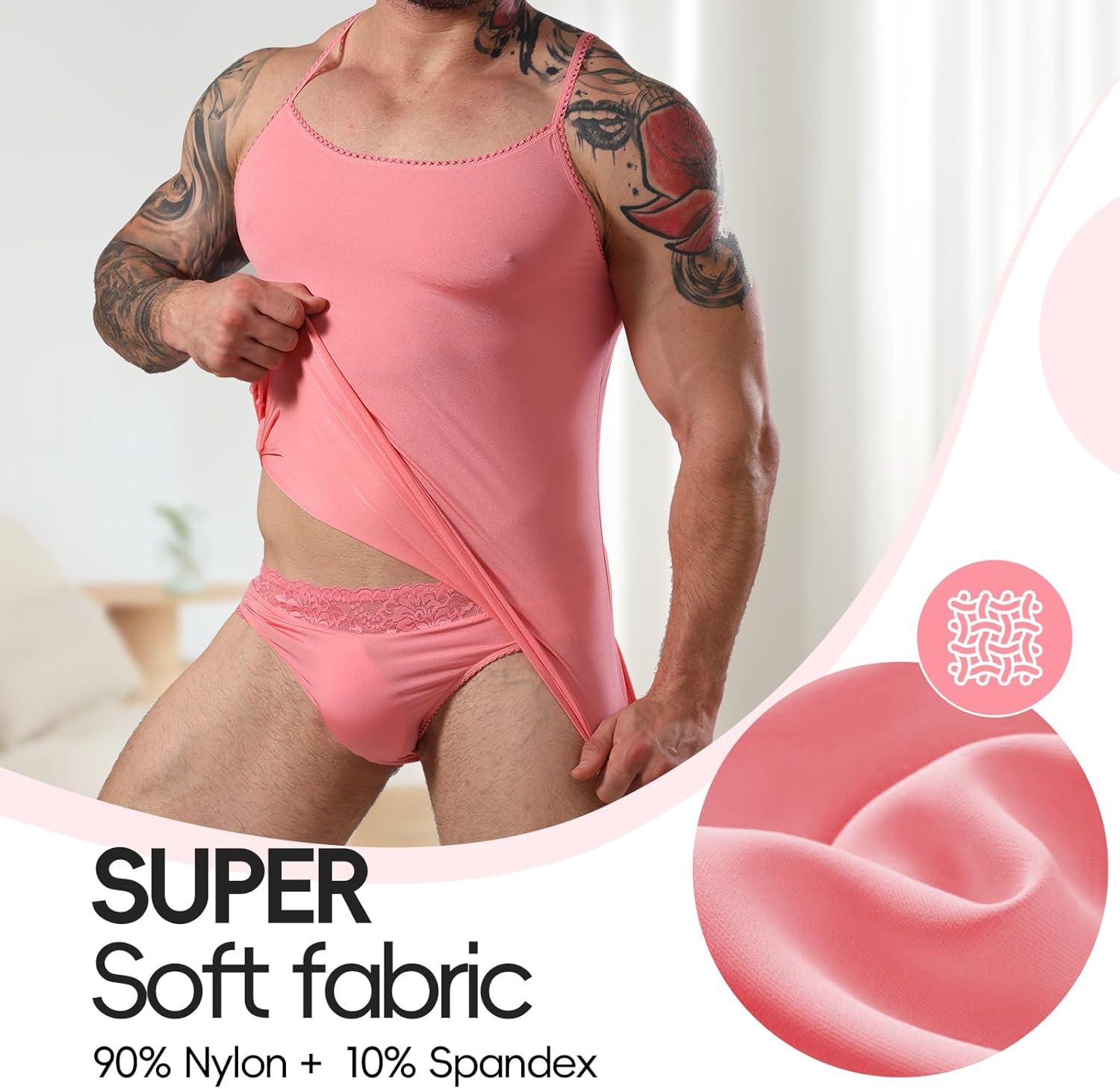 Lingerie Set For Men, Sexy Bra And Panty Sissy Clothes G String Exotic Gay Sissy Femboy Panties - Image 5