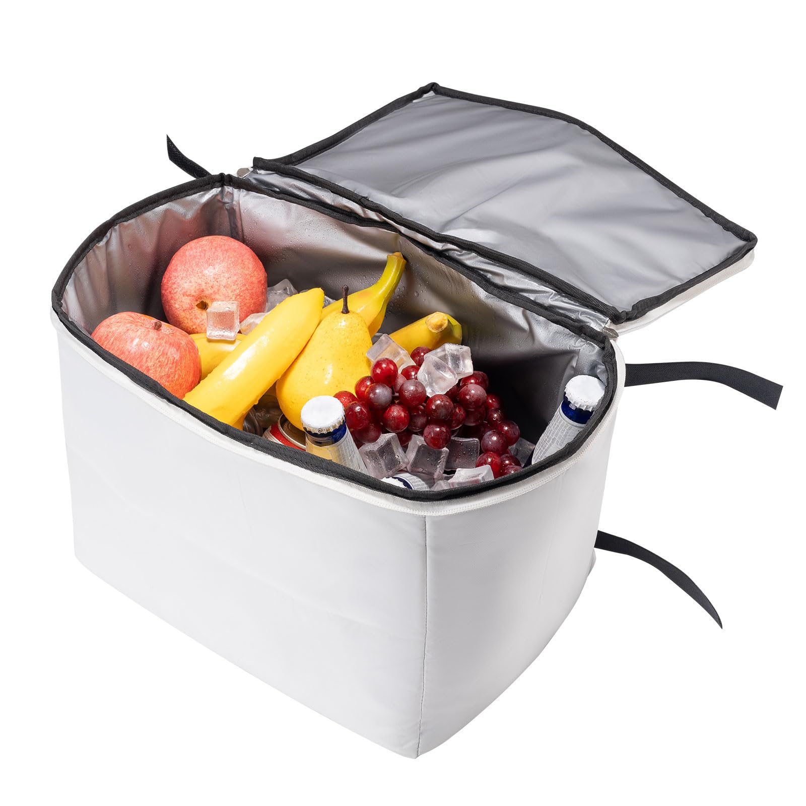 Kühltasche Isolierte Faltbar, Leicht zu Reinigen 4 Kapazitäten
