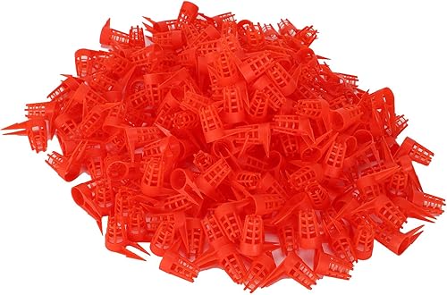 Miniatura 4 de 250 piezas de apertura de plástico, jaula protectora de celda protectora protector de célula reina Bee Queens Apicultura Suministros de herramientas