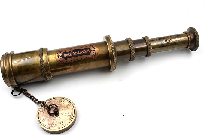 Telescopio de Latón Marino Sailor-Dollond London, 16 Pulgadas miniatura 5