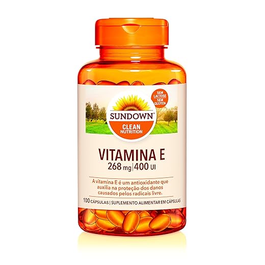 Suplemento Alimentar Sundown Vitamina E 400UI 100 Cápsulas