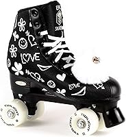 Vista 4 de Epic Skates Epic Skates Luv Quad Patines para mujer, negro/blanco