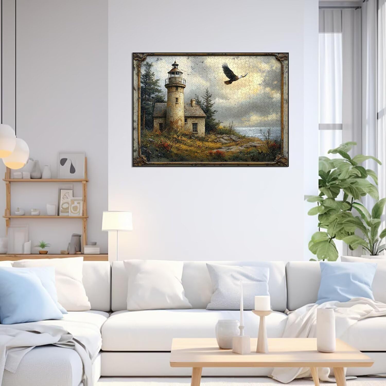 Puzzle 6000 Pezzi Faro Puzzle Classici per Gioco Familiare, n-97 | Impossibile Puzzles, Intrattenimento Creativo, Rilassamento Intelligence, Regalo per Amore e Amico, Home Decor, Il paesaggio