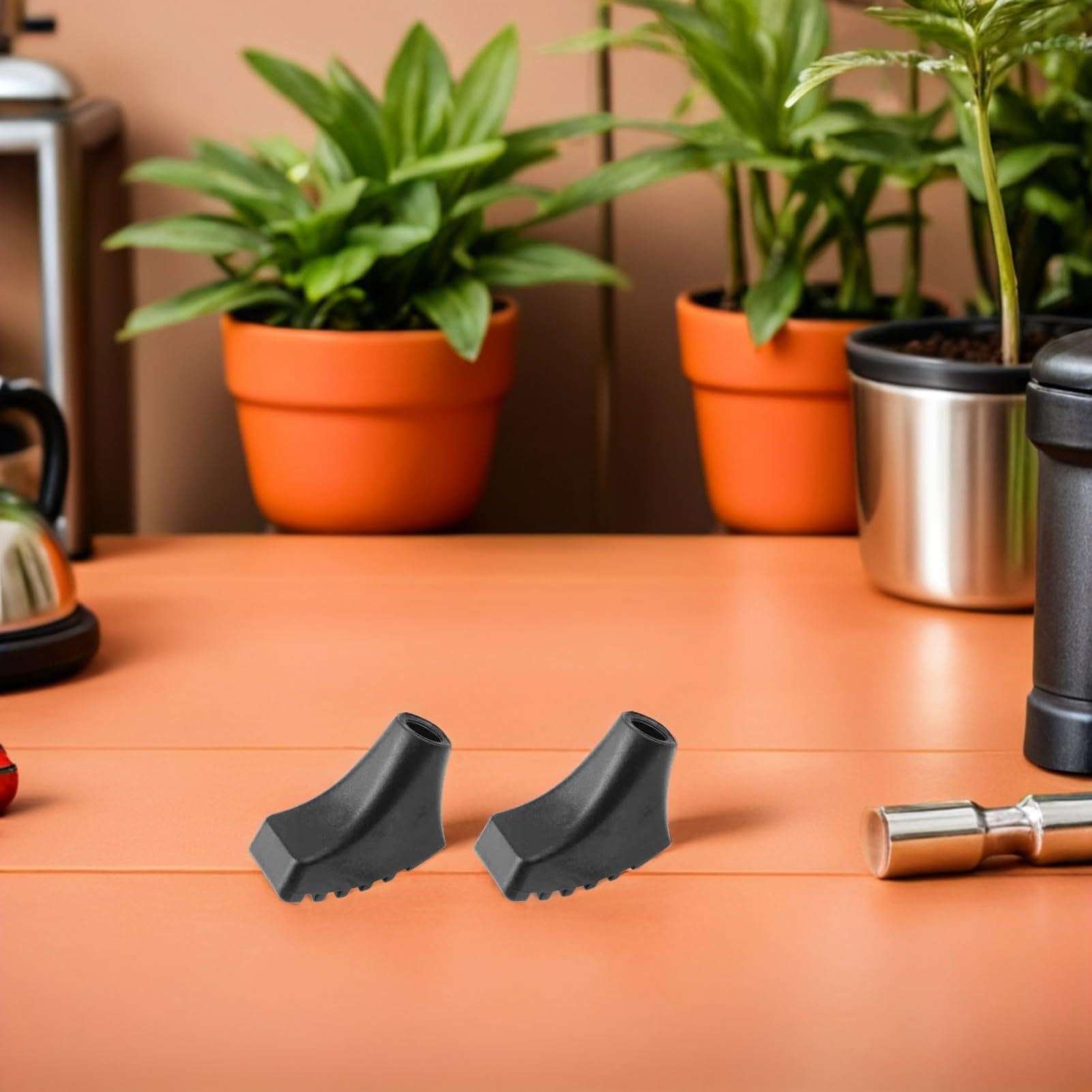 12 Piezas Puntas Goma Reemplazo para Bastones Senderismo Protectores Trekking Antideslizantes Resistentes al Accesorios para Excursión y Escalada