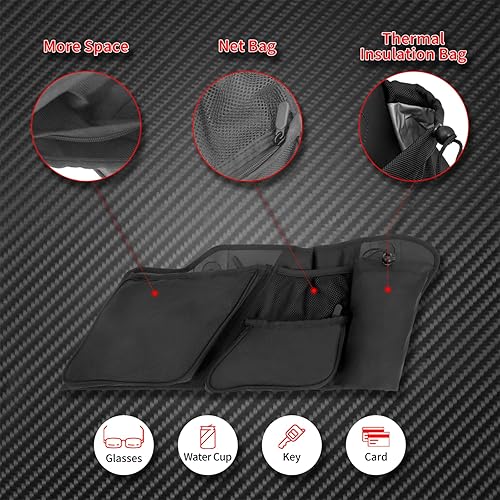 Miniatura 4 de HDBUBALUS Organizadores de alforjas para motocicleta, bolsas de almacenamiento para Harley Touring Electra Glide Street Glide Road Glide Tri Glide
