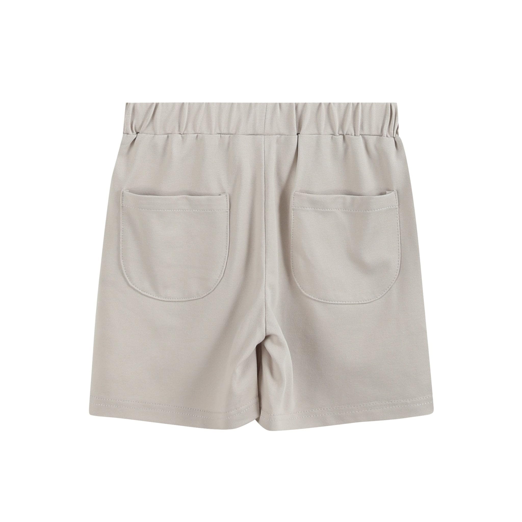 Lil cactus Light Brown Boys Mallard Short, 6-12 Months