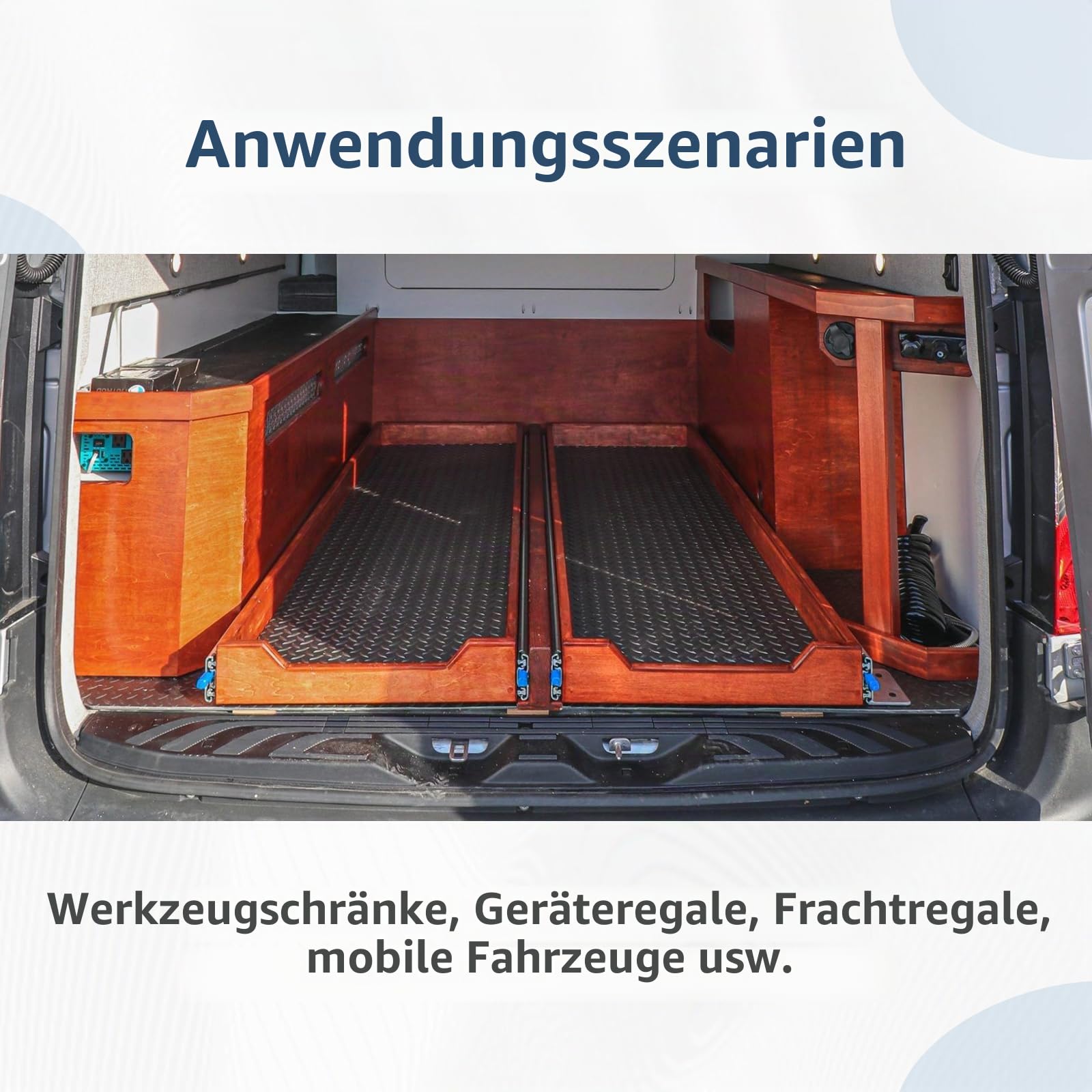 900mm Schwerlastauszug mit Verriegelung 90kg Tragkraft