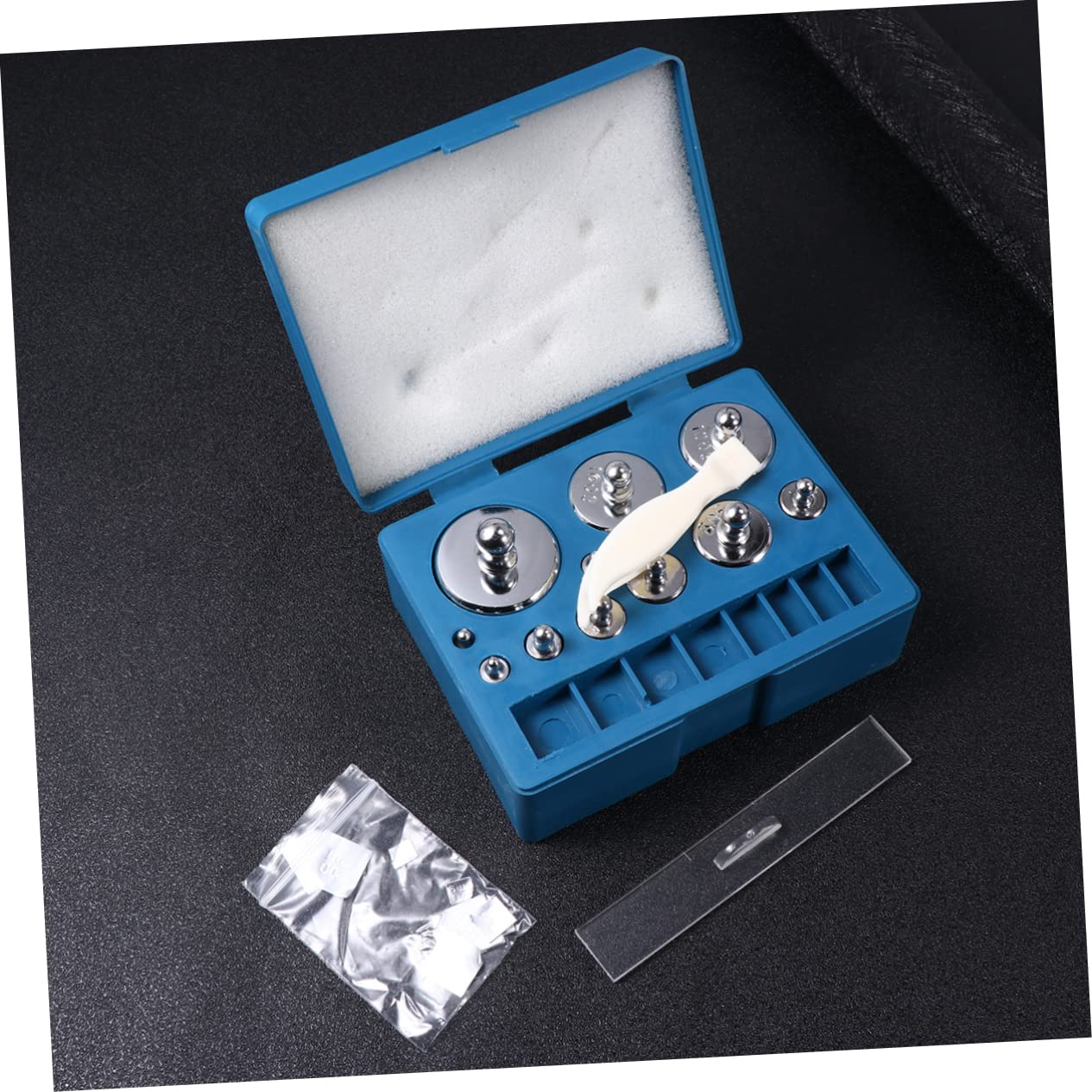 LIFKOME 200g Physical Weight Accurate Milligram Scale Calibration Weights Kit Tweezers