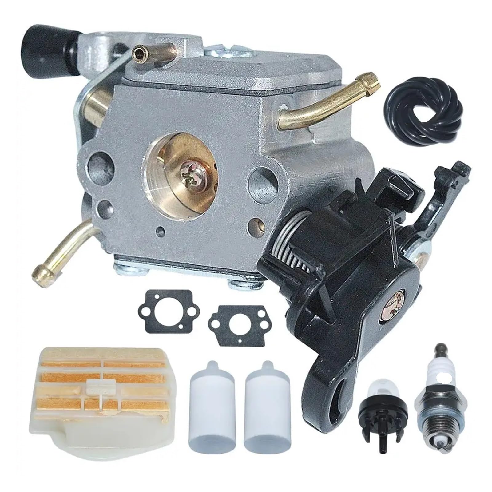 Carburador C1M-EL37B con Filtro de Aire, Kit de realimentación for Motosierra 445, 445E, 450, 450E, reemplazo 506 45 04-01