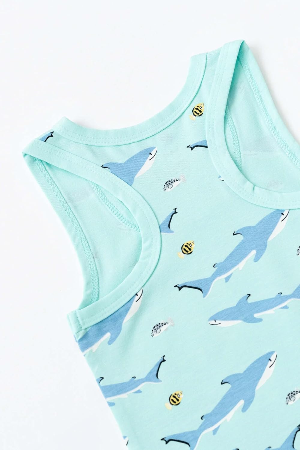 monica + andy Racerback Shortall, 100% Organic Baby Clothes for Boys, Baby Romper, Sizes For Preemie, Newborn & Infant - Image 2