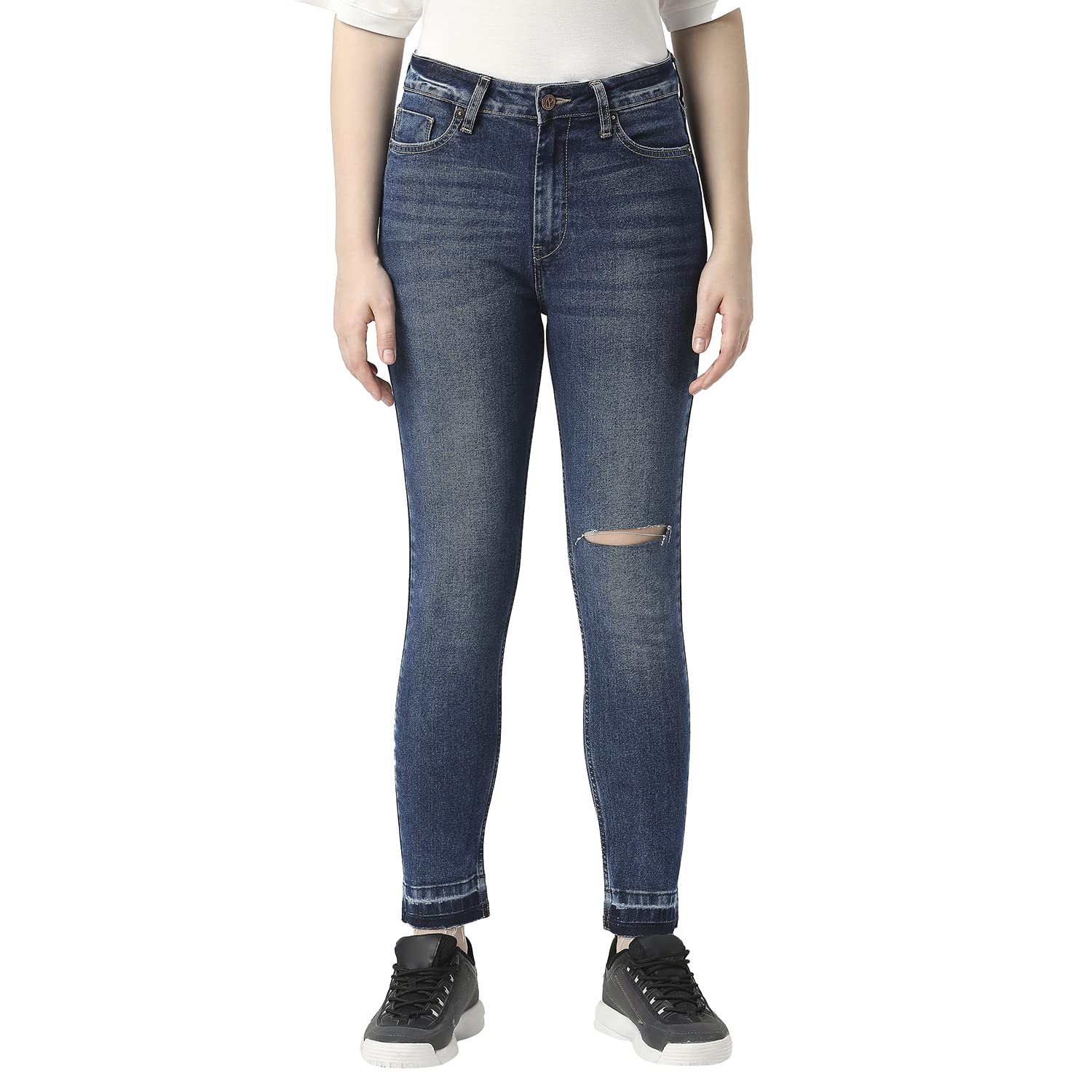 Women's Skinny Fit High Rise Jeans-image-35
