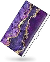 Vista 14 de Titular de la tarjeta de visita,Impresión en color para hombres y mujeres,Organizador de tarjetas de visita de metal ultrafino,Cartera de bolsillo