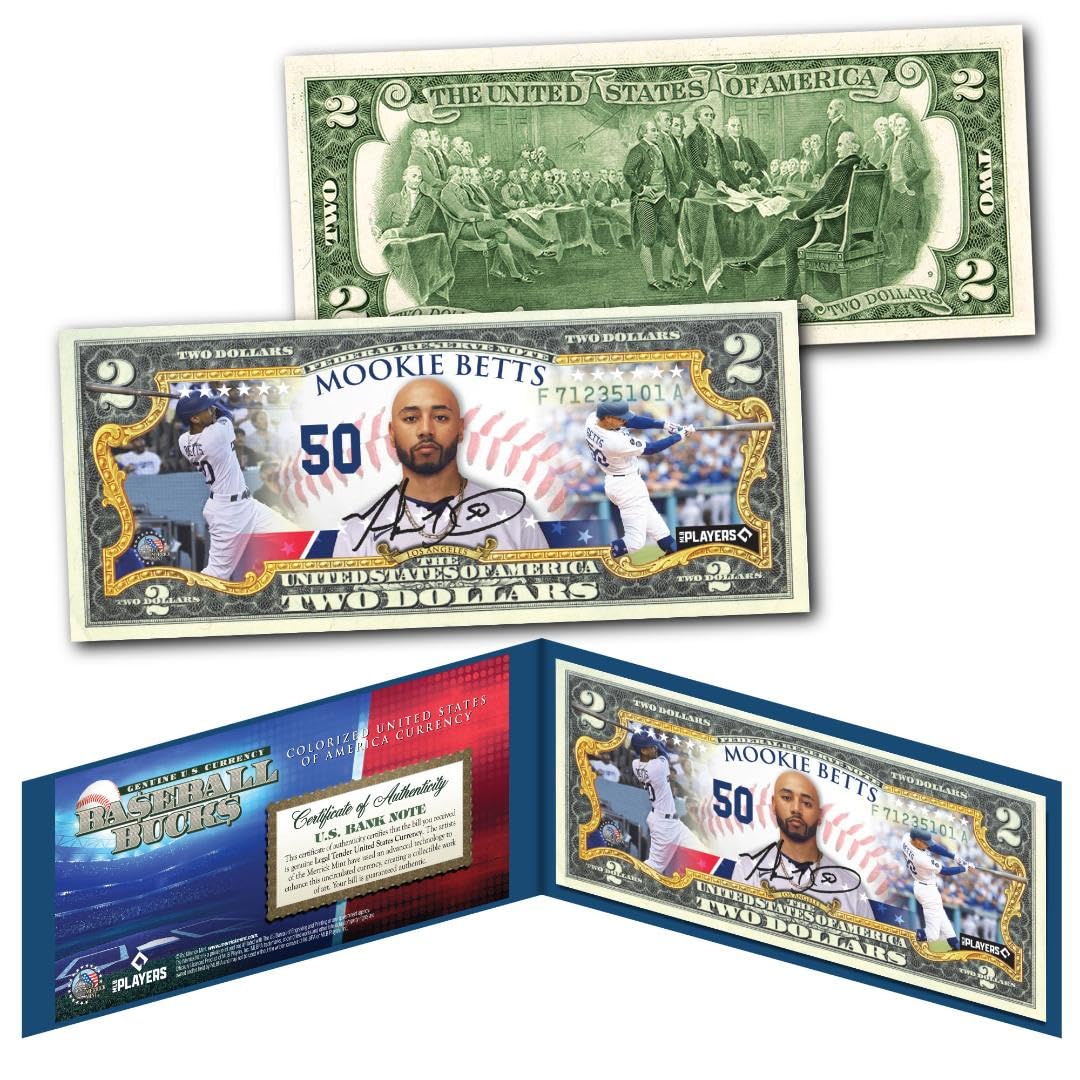 Amazon.com: Mookie Betts Baseball Bucks Officially Licensed