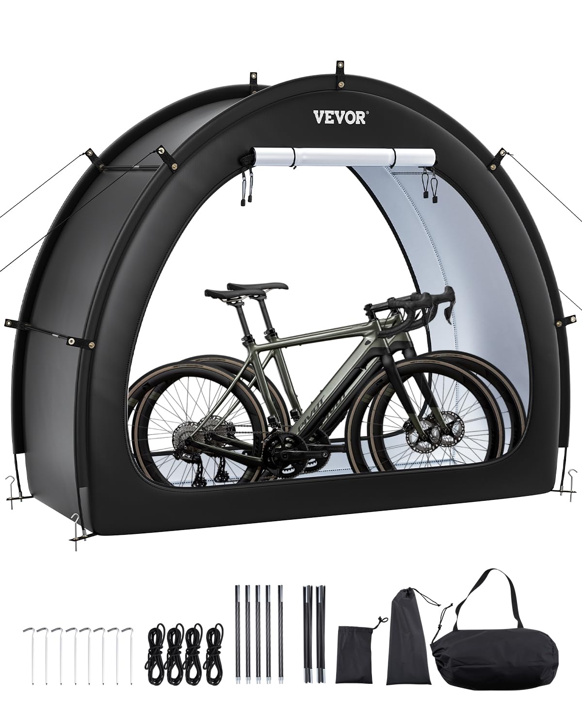 vevor abri à vélo 1-2 vélos étanche