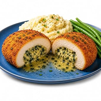 Today Gourmet Foods of NC - Homestyle Breaded Kiev Boneless Stuffed Chicken Breasts 18 4oz Portions