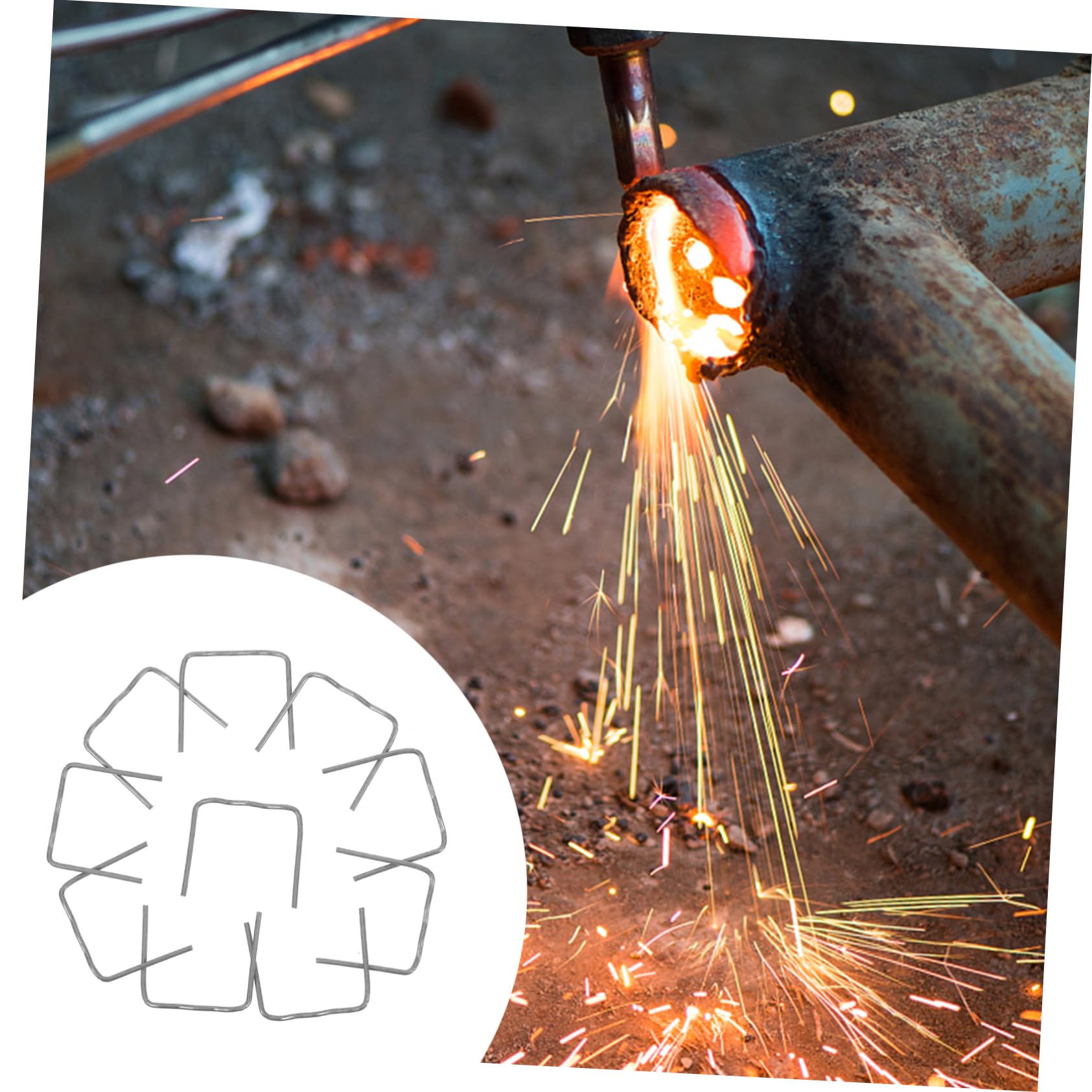 Unomor 500pcs Car Repairing Tool Practical Welding Rod Welding Supplies Accessories High-strength Brazing Wire