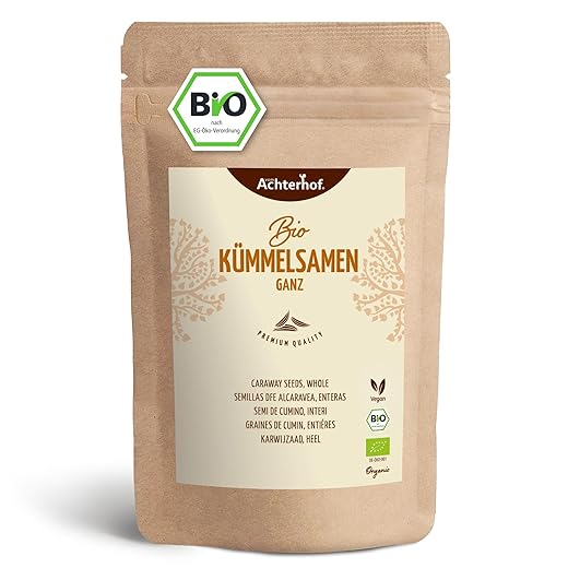 Bio Kümmel ganz echt (500g) Kümmelsamen Kümmeltee vom-Achterhof Kümmelsaat Caraway Whole Organic