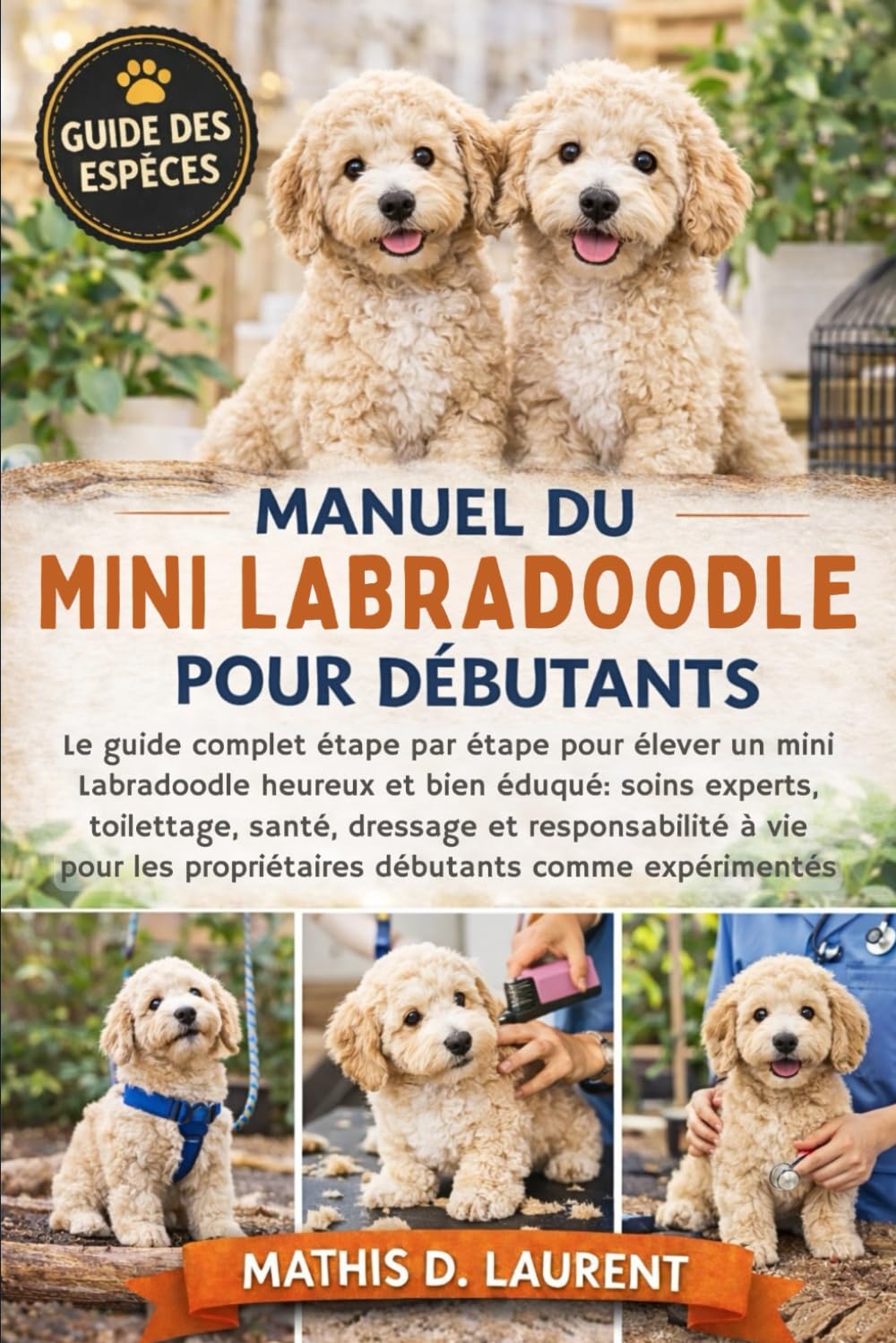 MANUEL DU MINI LABRADOODLE POUR DÉBUTANTS: Le guide complet étape par étape pour élever un mini Labradoodle heureux et bien éduqué: soins experts, ... propriétaires débutants comme expérimentés
