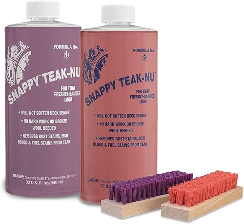 Miniatura 6 de Snappy Teak-Nu - Restore & Renew Weathered, Gray Teak & Other Fine Wood - Professional Strength - For That Freshly Sanded Look