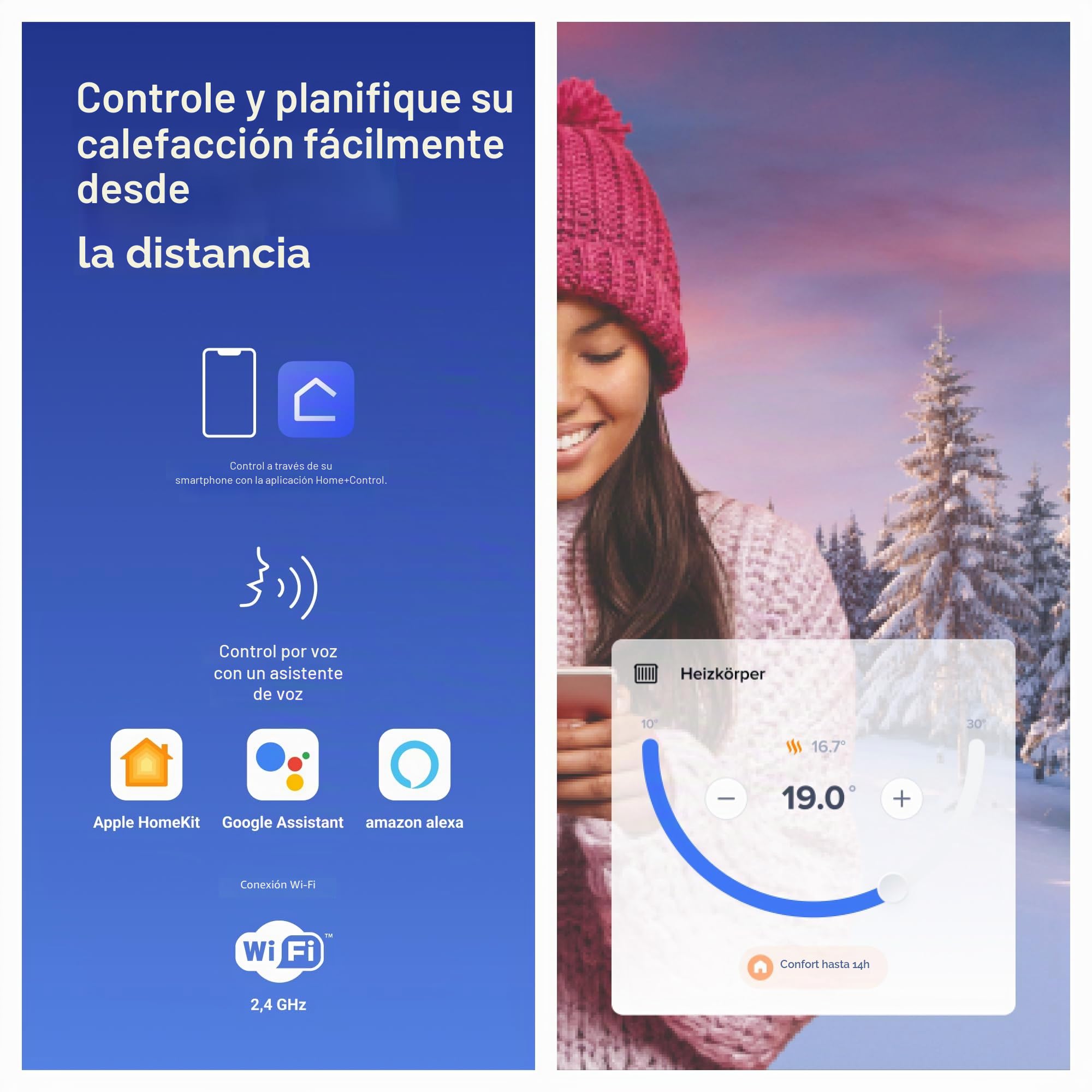 Termostato BTICINO Smarther With Netatmo XG8002 de empotrar Negro