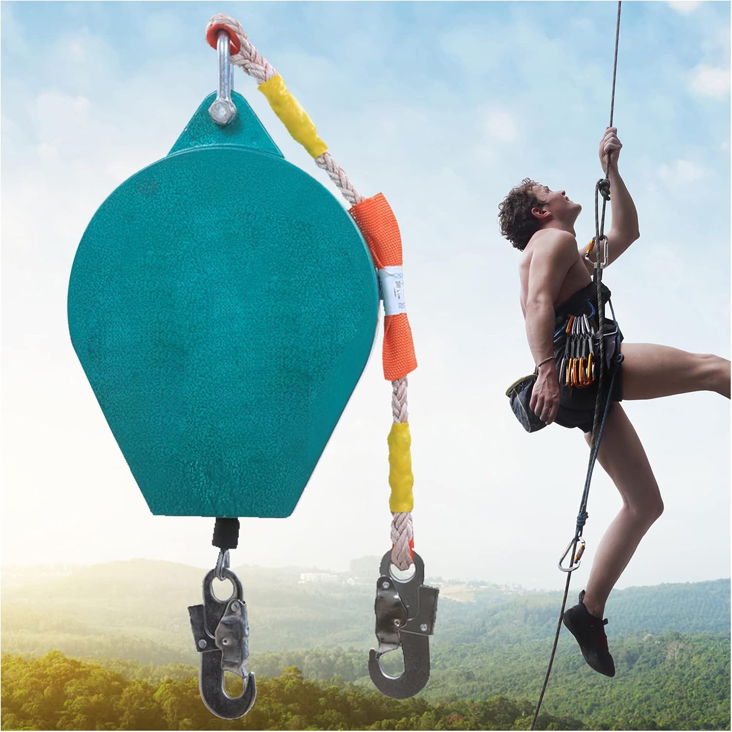 安全ブロック墜落防止装置 安全ブロック 昇降用 ベルブロック 高度落下防止装置 安全