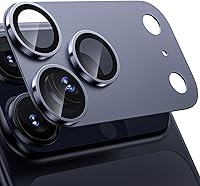 Vista 15 de WSKEN Protector de lente de cámara para iPhone 16 Pro/iPhone 16 Pro Max, [Grado Militar A Prueba de Roturas] [Fuerte Adsorción] Protector
