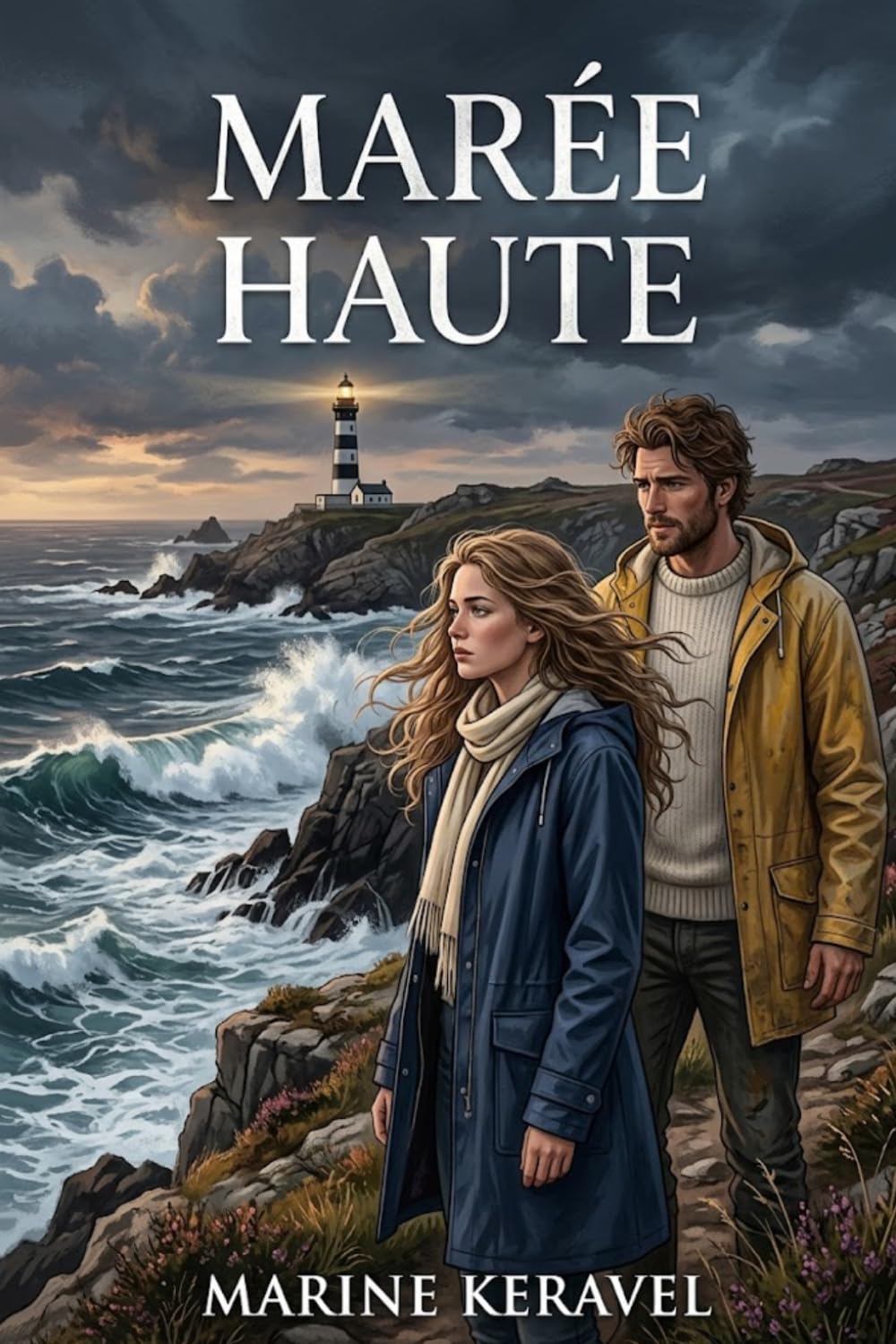 Marée haute: Romance au bout du monde sur une île bretonne battue par les tempêtes
