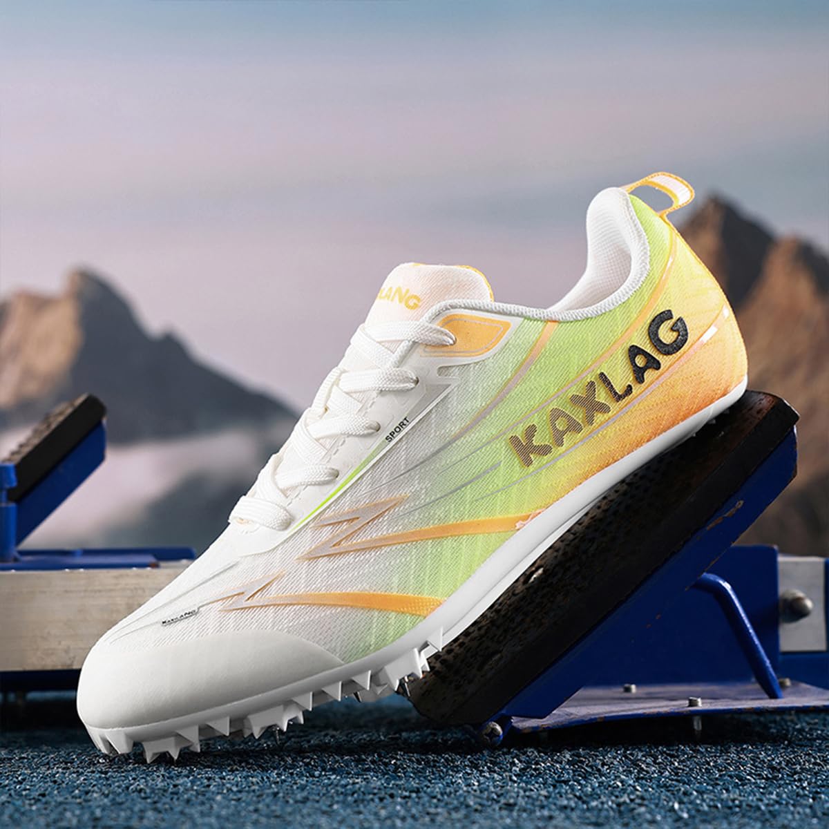 Zapatillas De Atletismo con 7 Clavos para Hombre Y Mujer Transpirable y Ligero Antideslizantes Zapatillas Correr Profesionales para Velocidad Sprint