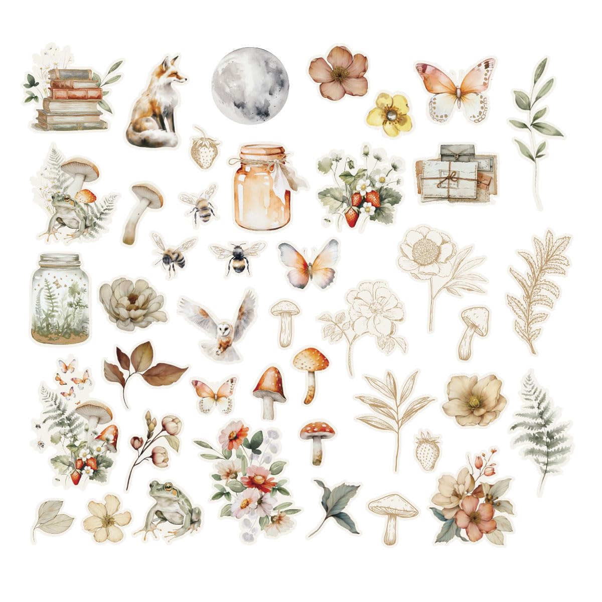Spellbinders Woodlands Woodland Tales Die Cut Shapes From The Woodland Tales Collection,