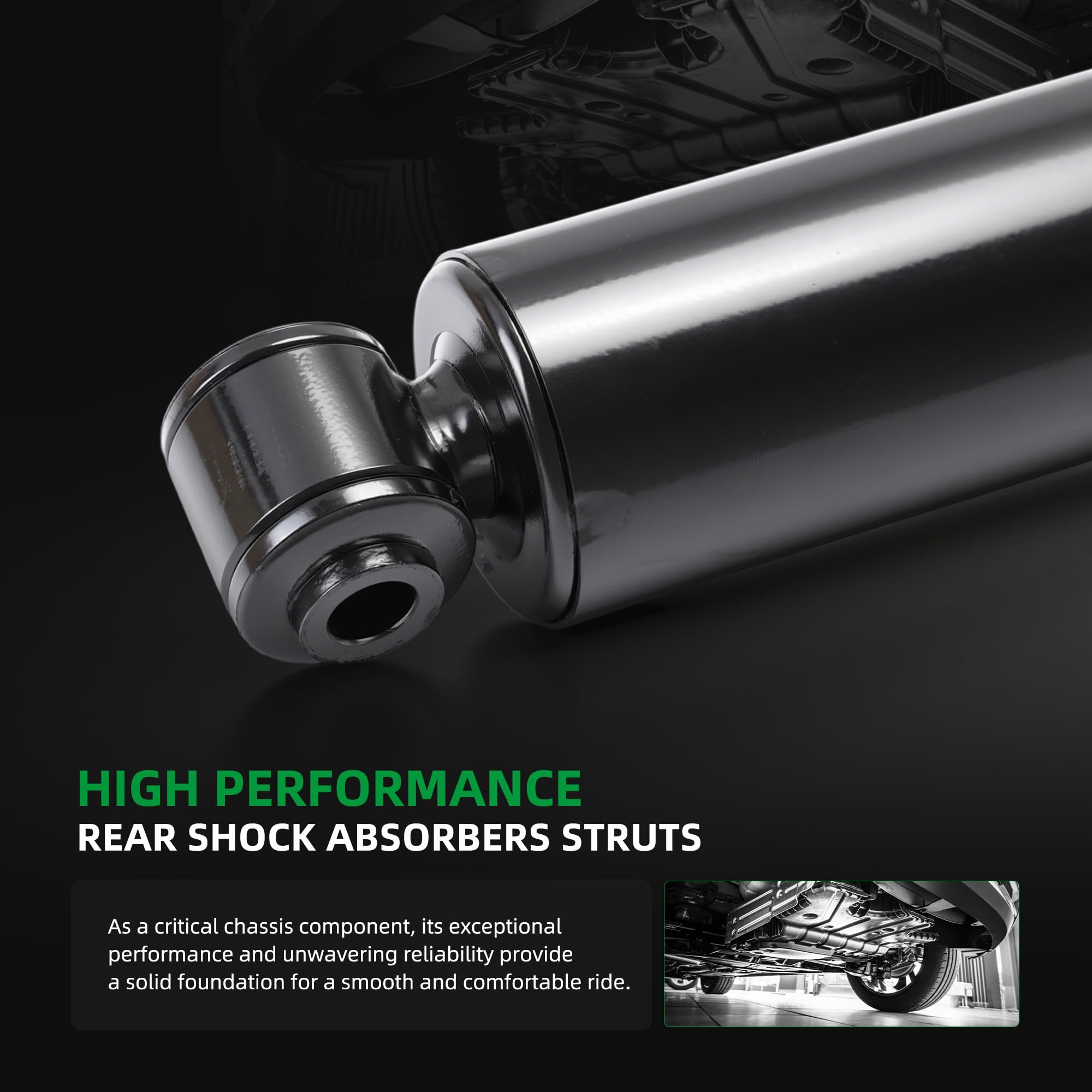 Rear Shock Absorbers Struts, for Chrysler Town & Country 2008-2016, for Dodge Grand Caravan 2008-2018, for Ram C/V 2012-2015, for Routan 2009-2012, 37290, 33190 - 4