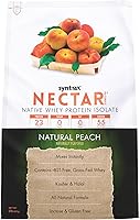 Vista 2 de Syntrax Nectar Naturals, aislado de proteína de suero totalmente natural, suave y cremoso, chocolate natural, 2 libras.