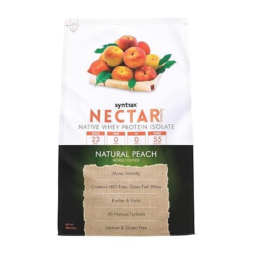 Syntrax Nectar Natural, Native Whey Isolate, Premium Natural Peach, 2