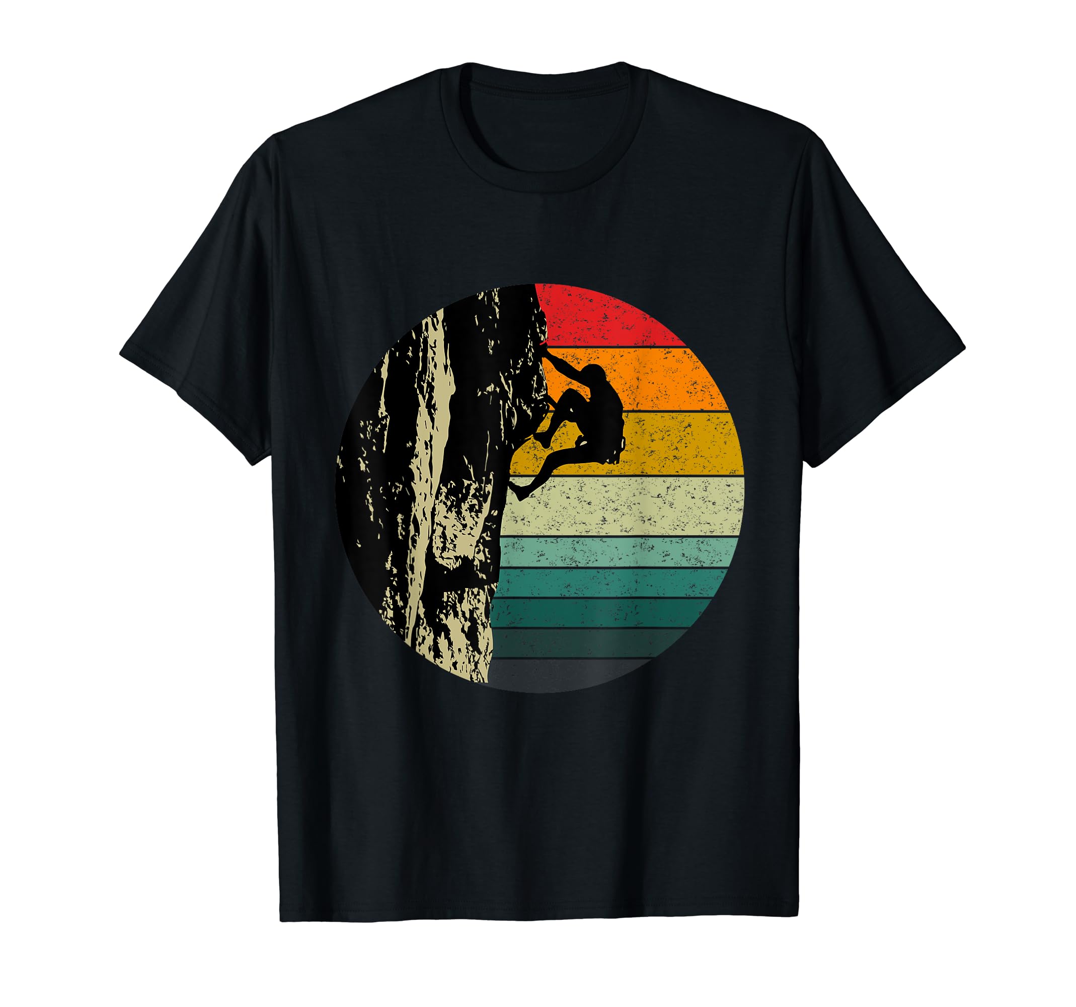 Rock Climber Bouldering Vintage Retro Rock Climbing T-Shirt