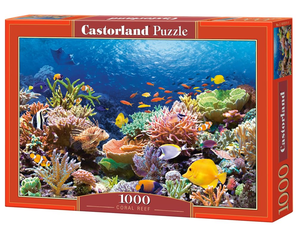 Castorland Coral Reef Fishes Puzzle (1000 Piece), Jigsaw Puzzles