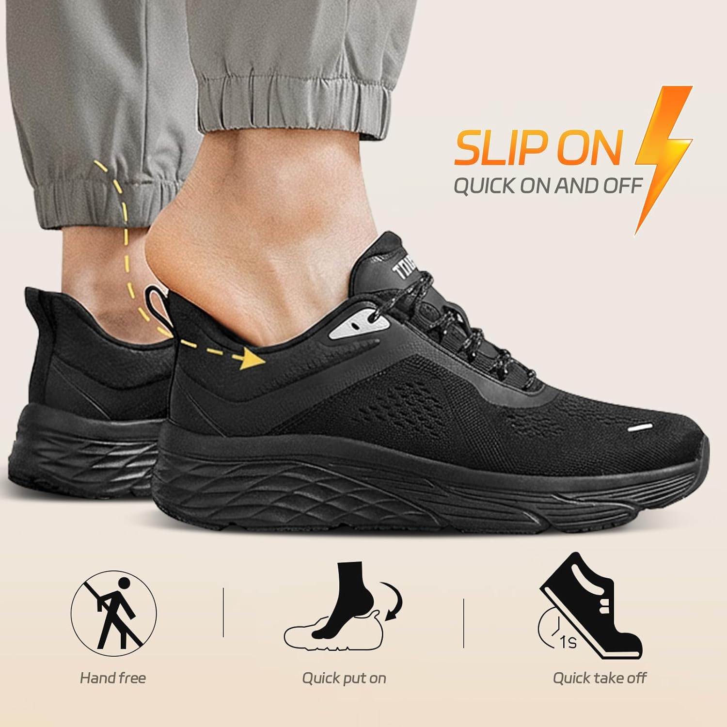 Non Slip Work Shoes for Men, Water Resistant Chef Shoes for Restaurant & Food Service, Zapatos de Trabajo para Hombre Antideslizantes - Image 7