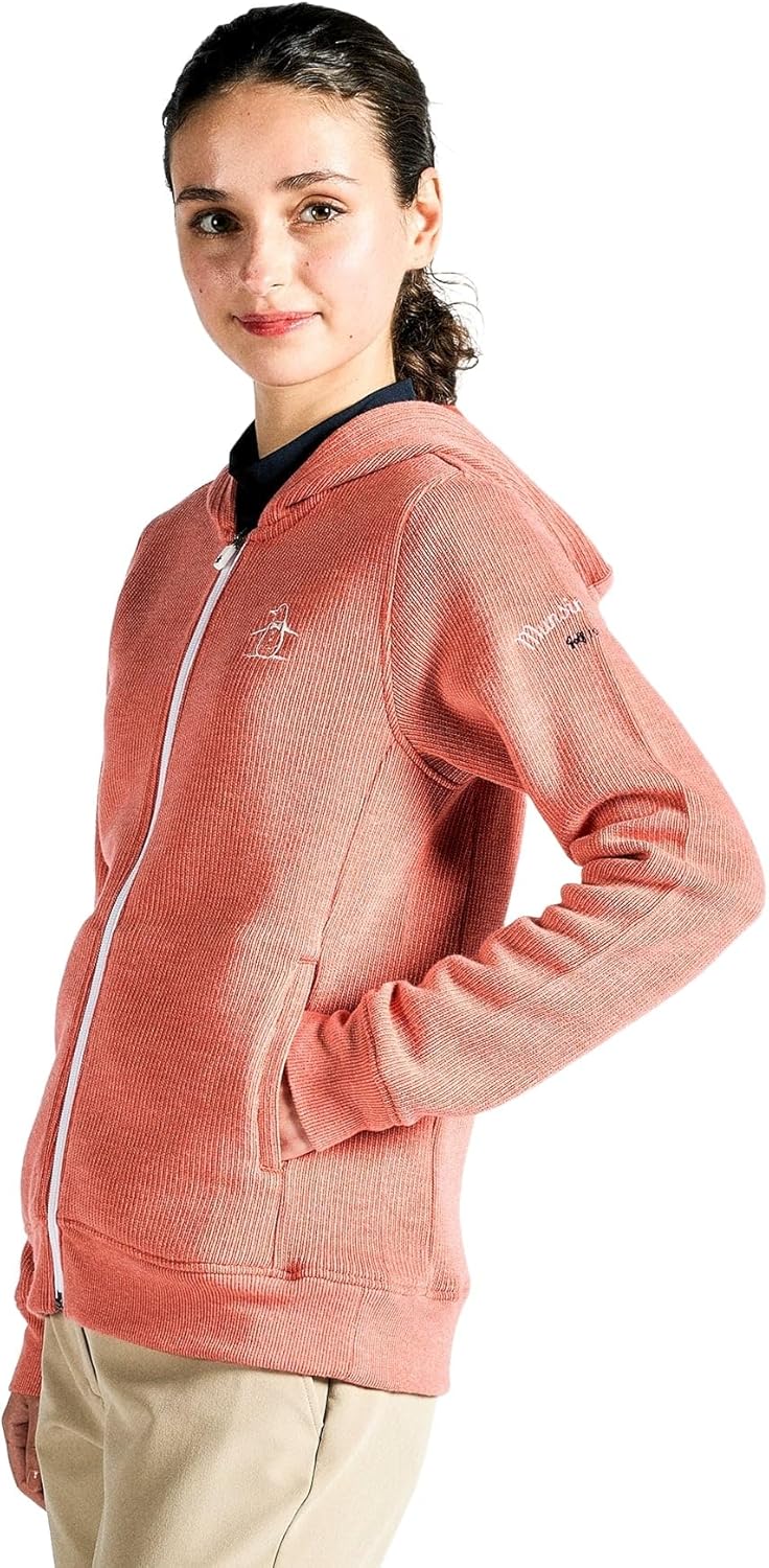 マンシングウェア ピンク フルジッパー L