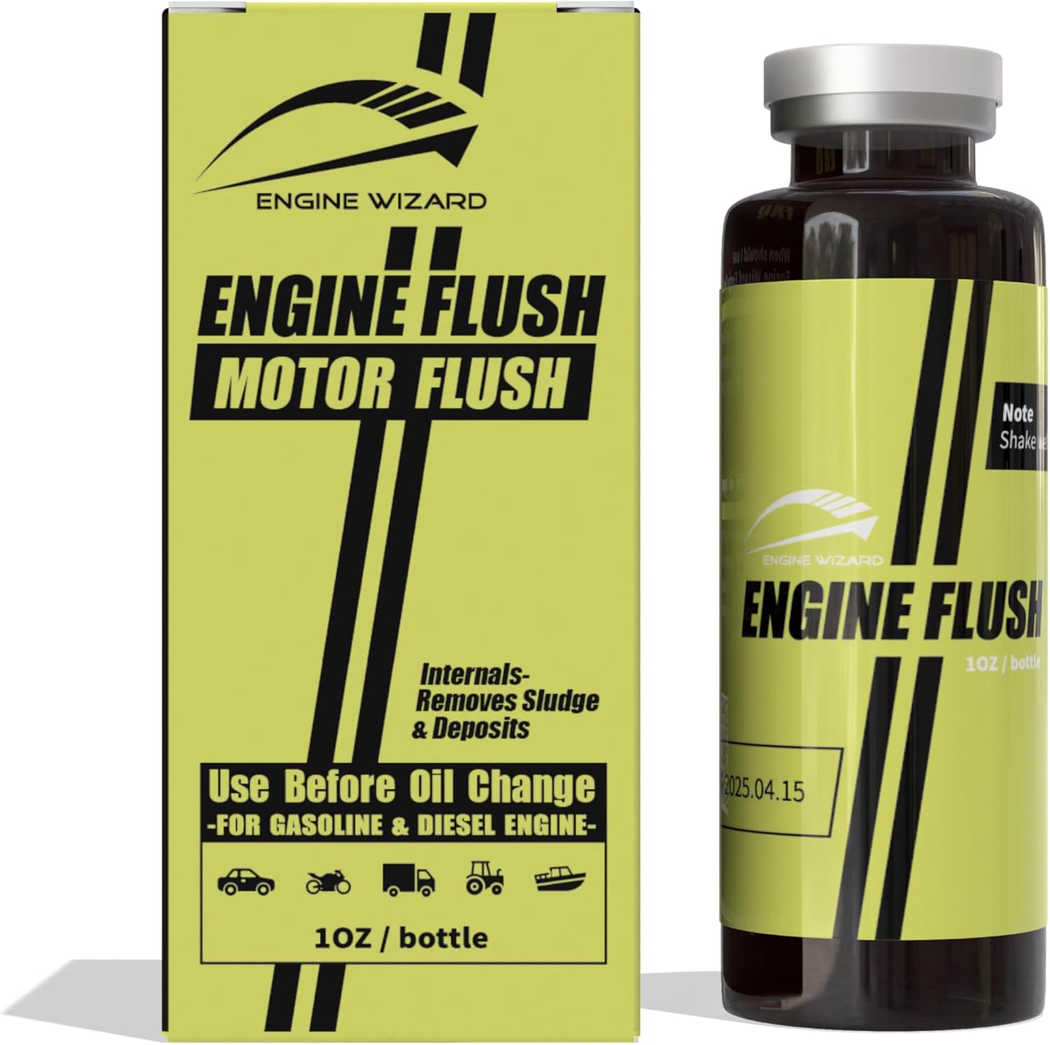 Engine Flush, Deep Clean & Protect, Removes Sludge | Engine Oil Additive (1 fl. oz)