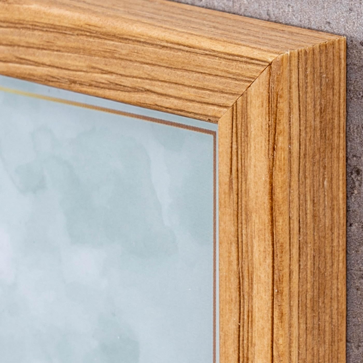 levandeo 10 Stück Bilderrahmen Echtholz Made in EU 10x15 Natur mit Glasscheibe Portrait Fotorahmen Set Holz Kiefernholz Picture Frame