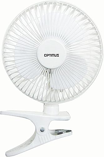 Optimus F-0600 Ventilador eléctrico de 6", color blanco