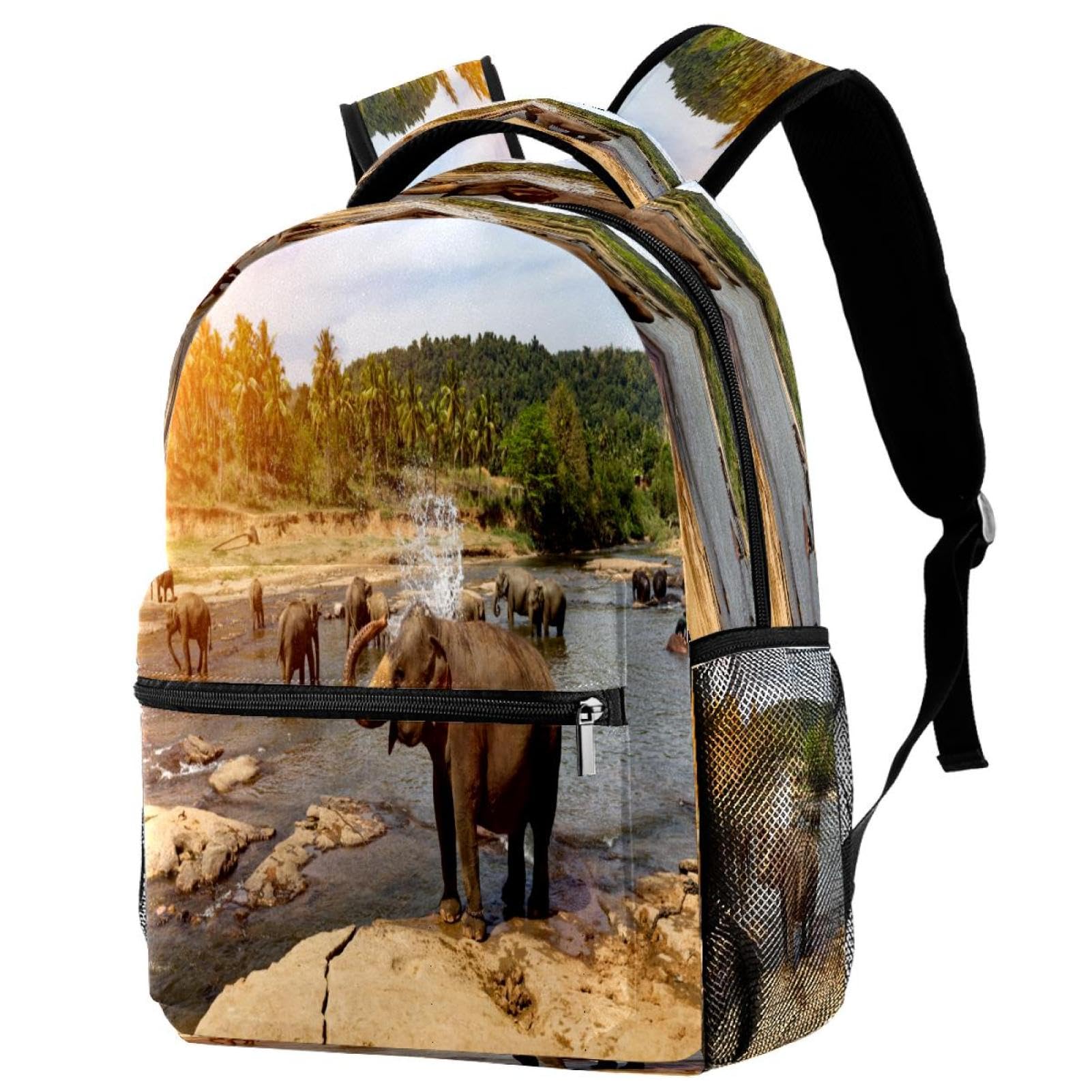 Sac à dos d'école adolescents filles garçons sac de voyage multicolore