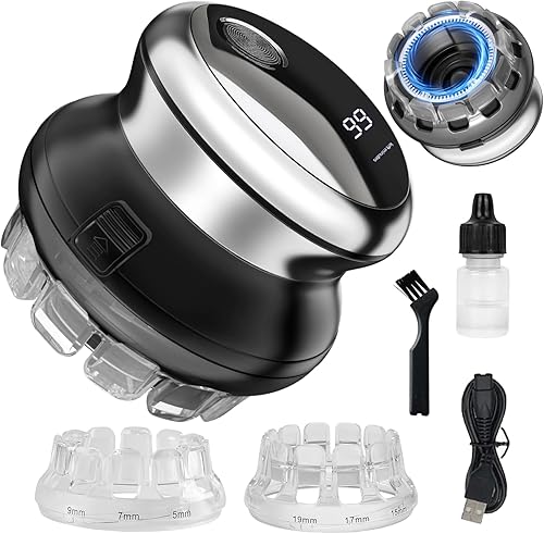 Juego de cortapelos para hombre, inalámbrico, eléctrico, corto, kit de aseo profesional para hombres, recortadores personales impermeables, corte de