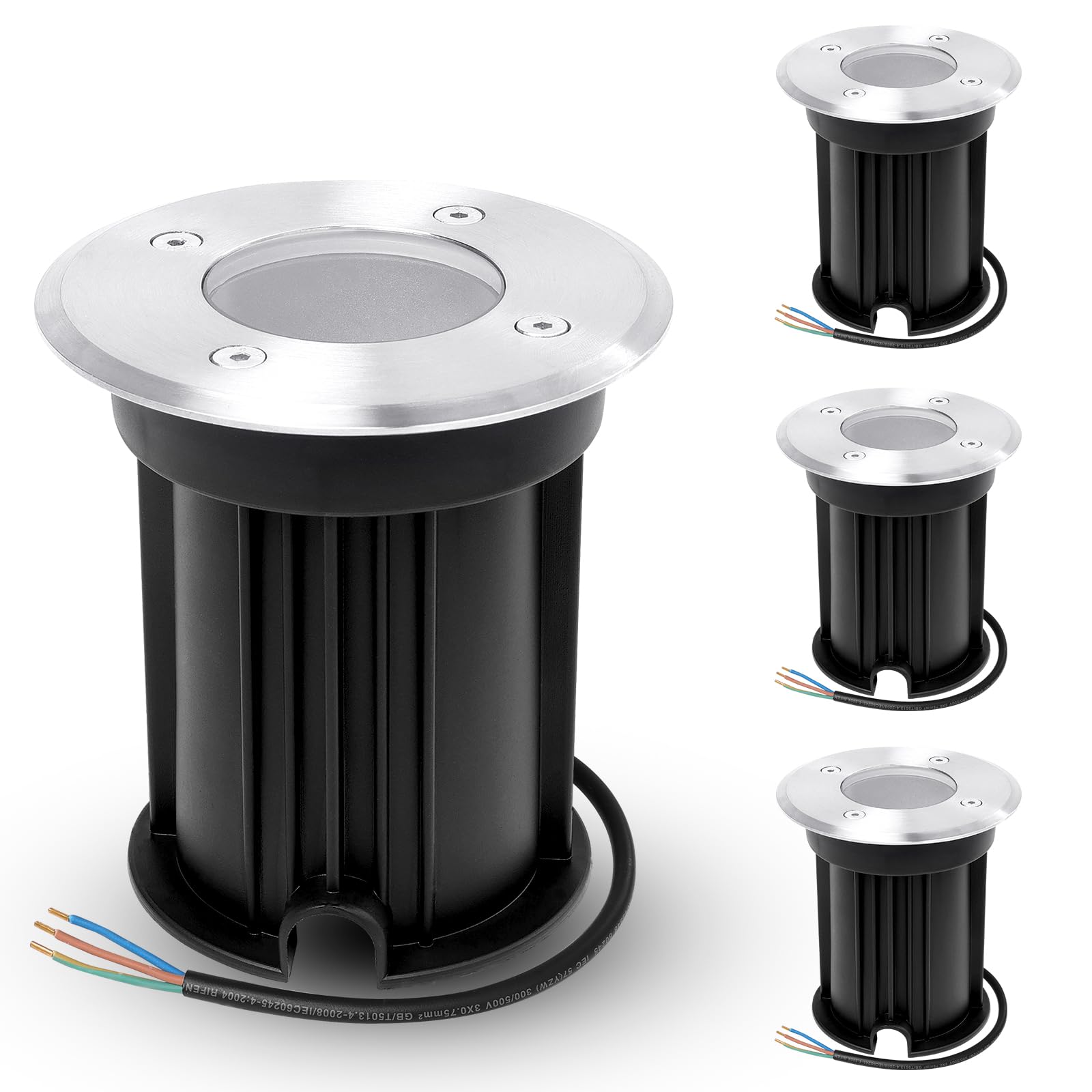 LED Grondspot voor buiten 1xGU10/6W/230V IP67 mat chroom LED Grondspot voor buiten 1xGU10/6W/230V IP67 mat chroom