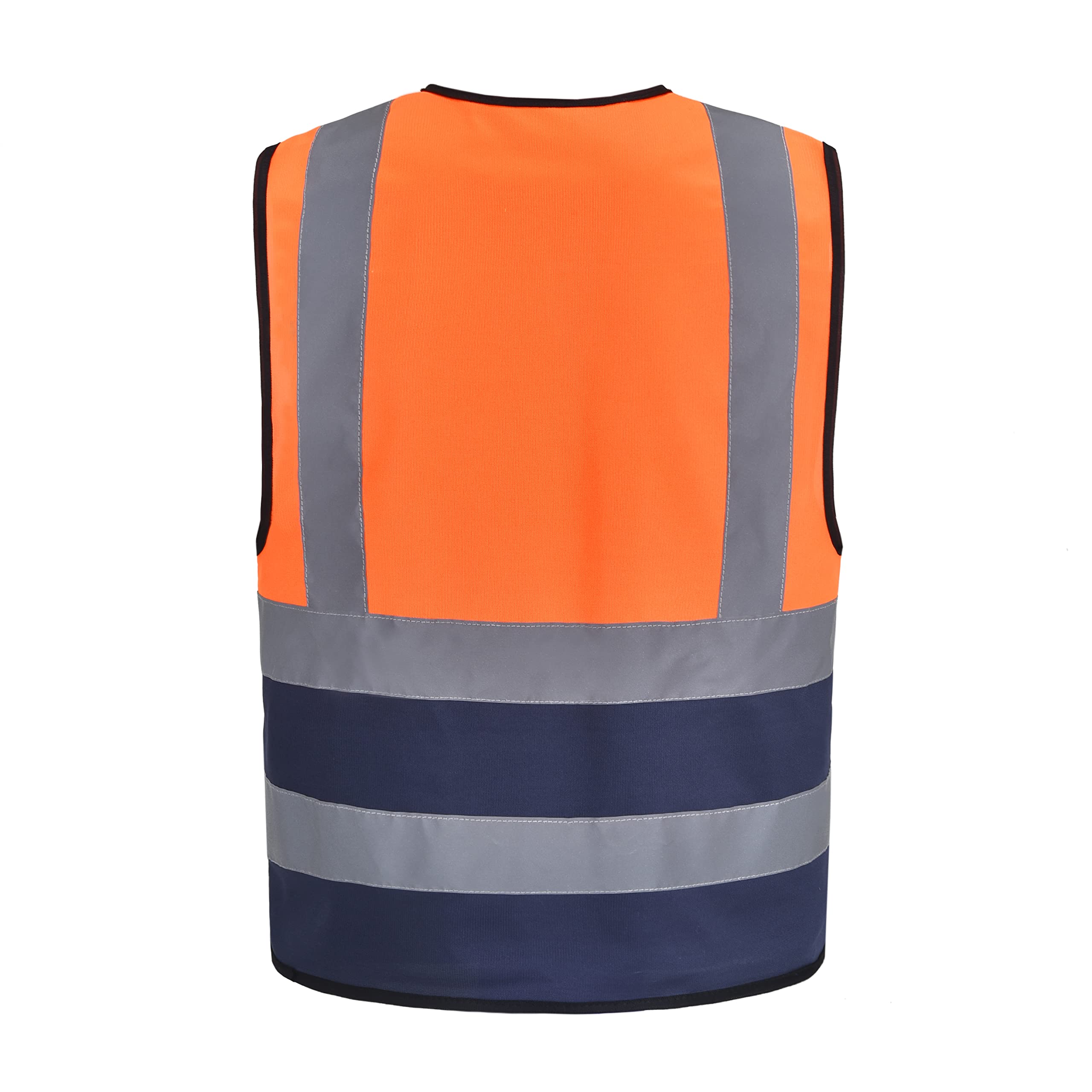 AYKRM Chaleco de seguridad Reflectante Alta visibilidad Ropa de trabajo chaleco Seguridad Chaleco de Trabajo