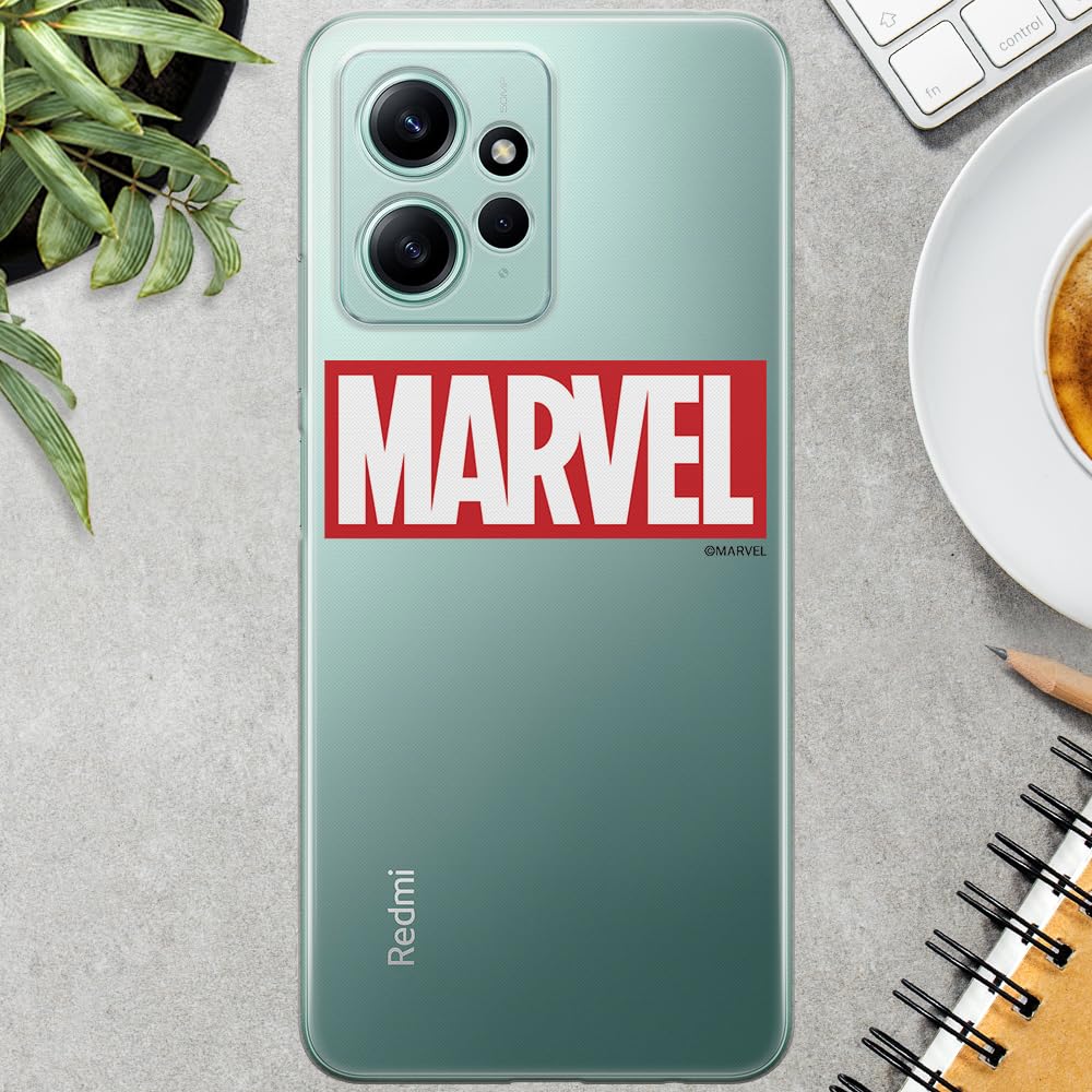 ERT GROUP custodia per cellulare per Xiaomi REDMI NOTE 12 4G originale e con licenza ufficiale Marvel, modello Avengers 024 adattato alla forma dello smartphone, parzialmente trasparente