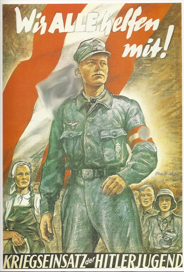 Surplus German WW2 Propaganda Poster (11x17)