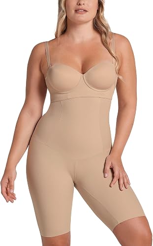 Leonisa - ContourPro Tummy Control Shaper Shorts - XX-Large, Golden Beige