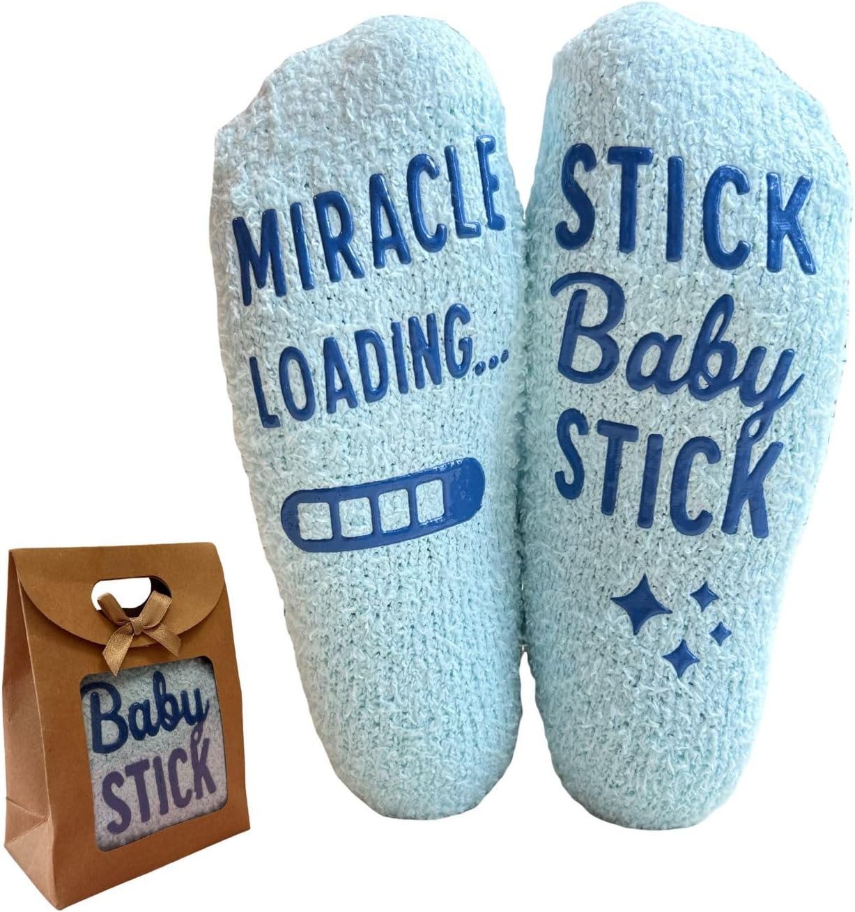 IVF Socks for Women with Gift Bag, IVF Must Haves, Lucky Transfer Day Egg Retrieval Socks