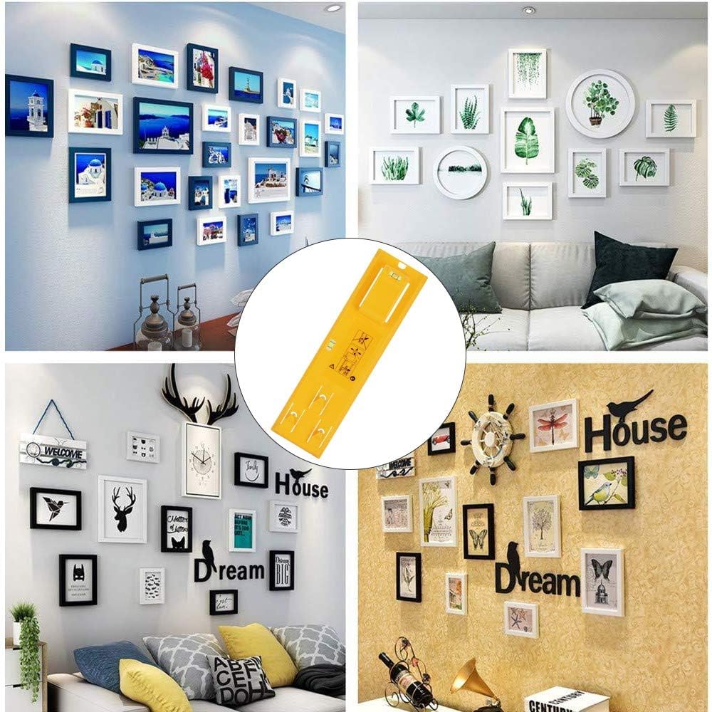 eZAKKA Picture Hanging Tool Kit with Level & Sawtooth Hangers - Easy Frame Hanging and Leveling Tool for Photos, Paintings, Mirrors - All-in-One Framing Tools with Space Saving Wall Hanger Helper