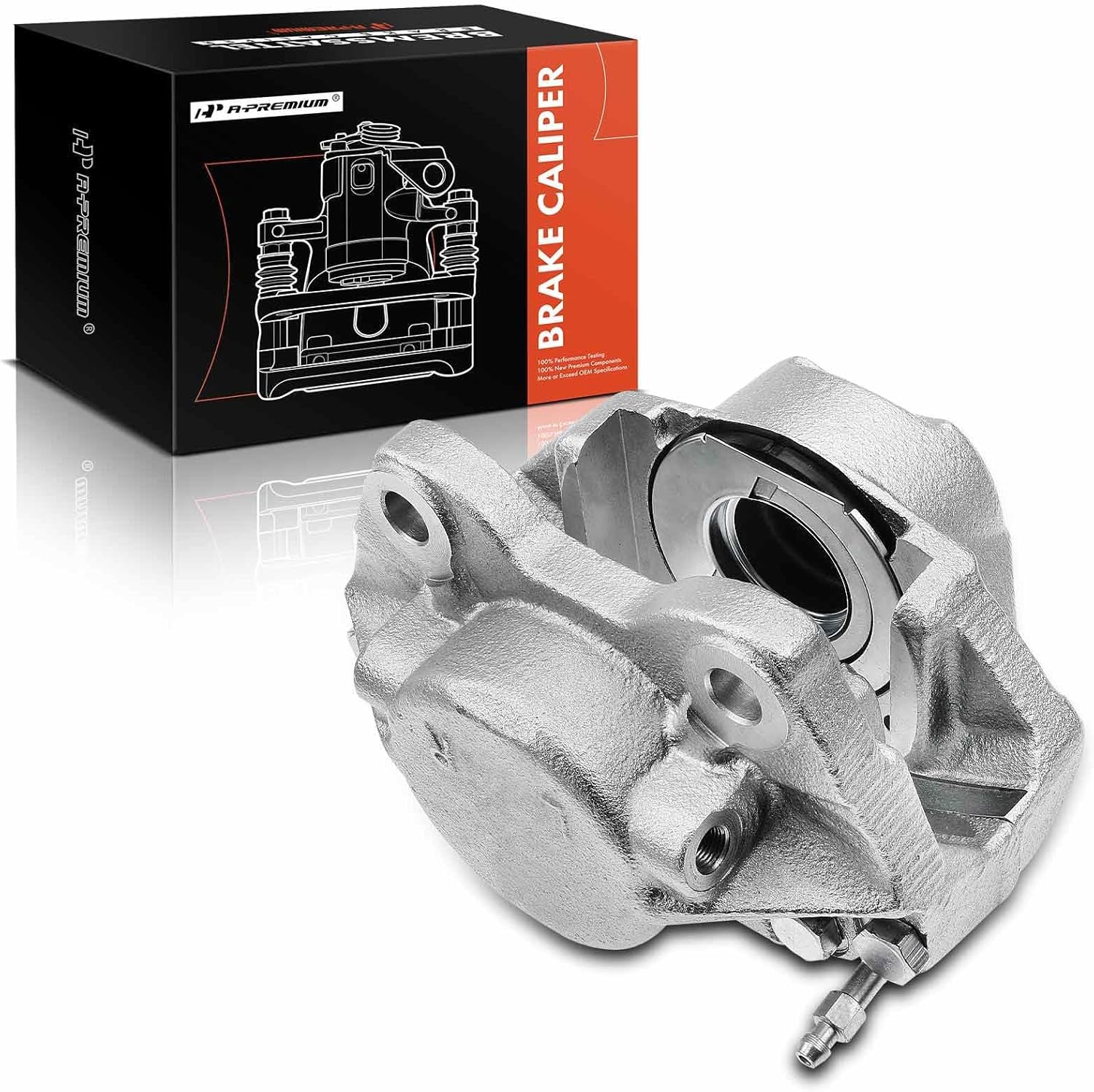 A-Premium Disc Brake Caliper Assembly Compatible with Select Mercedes-Benz Models - W123 230/240D/280E/300D, C123 280CE /300CD/300TD - Front Right Passenger Side