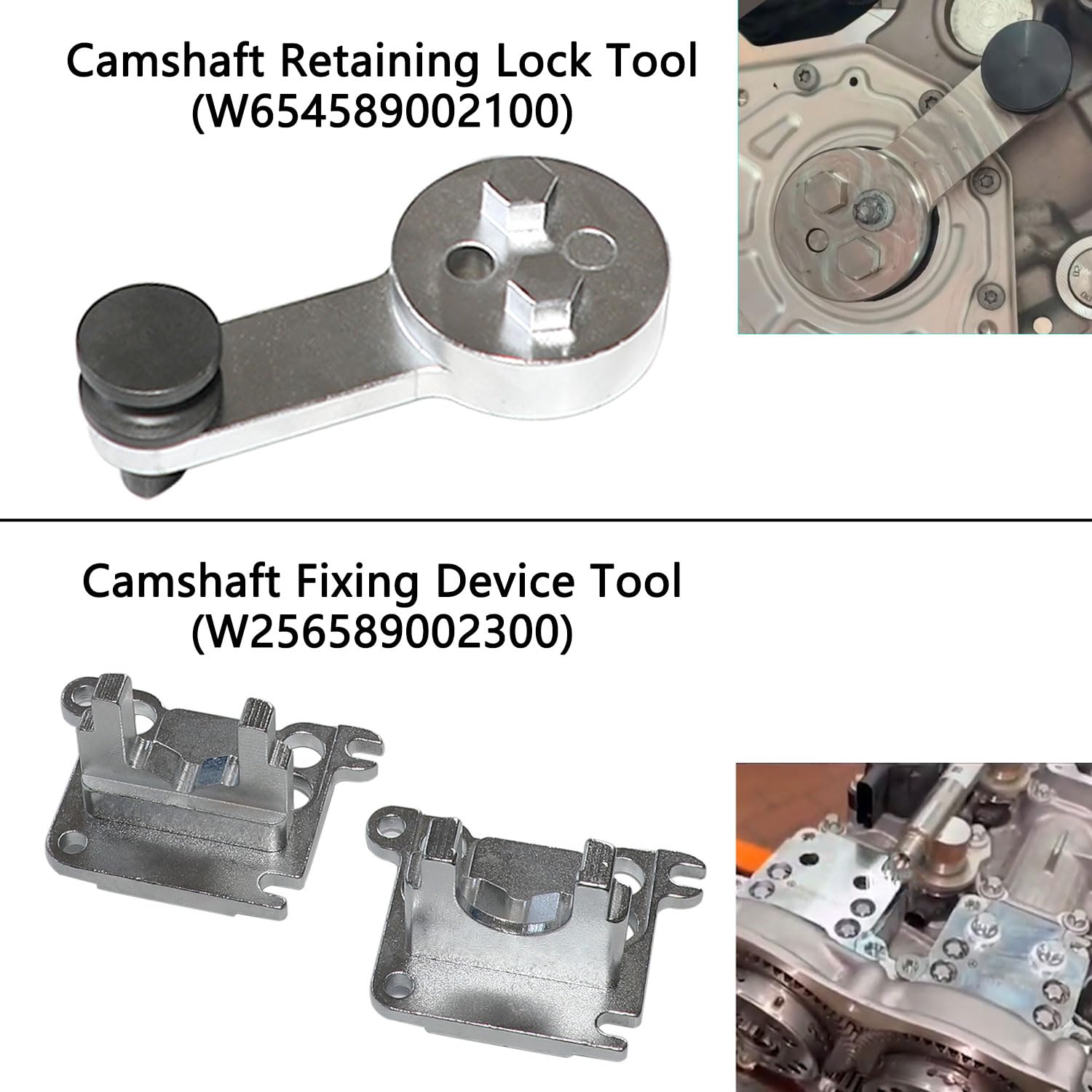 DPTOOL Kit de Herramientas para Correa de distribución de Motor de árbol de levas Compatible con Motor Mercedes-Benz M256 M254 1.5 Serie S